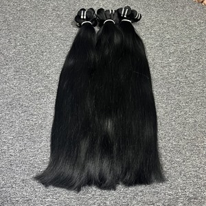 Pelo virgen 100% al por mayor trama recta natural de alta calidad 44 + colores pelo humano crudo vietnamita - Product Image 2
