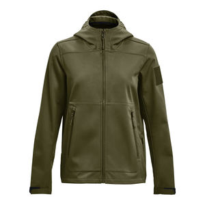 Chaqueta de mujer juvenil Softshell con bordado de alta calidad a precio barato Chaqueta Softshell personalizada de diseño OEM para mujer - Product Image 4