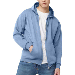Sweat-shirts à capuche zippés en molleton personnalisés de haute qualité, sweat-shirts en coton molletonné avec logo personnalisé, sweat-shirts à capuche zippés techniques pour hommes, sweat-shirts basiques en coton mélangé - Product Image 6
