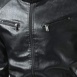 2025 Customized Men Clothing Casual Wears New Arrival Men's High Quality Men's Brown Leather Trench Coat jacket for men - Product Image 3