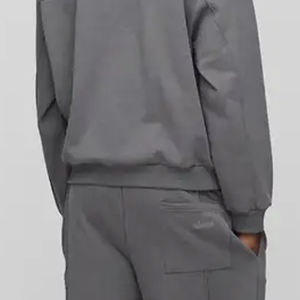 เสื้อสเวตเชิ้ตผู้ชาย สีพื้น ดีไซน์เรียบง่าย รับทำโลโก้ตามสั่ง สำหรับผู้ซื้อขายส่ง / ราคาถูก เสื้อผ้าลำลอง บริการ OEM แขนยาว - Product Image 5