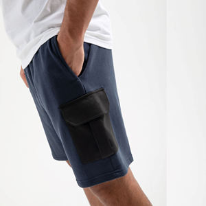 Ensemble décontracté d'été pour homme : T-shirt à manches courtes et short avec poche poitrine, ensemble de survêtement respirant en coton 2 pièces - Product Image 6