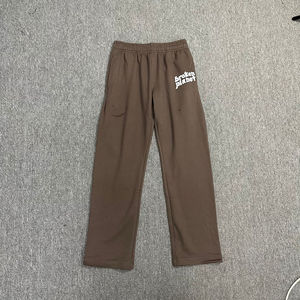 Sweat-shirt personnalisé en coton spandex de haute qualité, polaire à logo imprimé pour hommes, survêtement à impression bouffante pour hommes, vêtements de fitness, vente en gros - Product Image 3