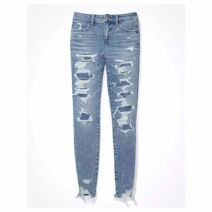 Novedad 2025, Suministro Directo de Fábrica, Jeans de Mezclilla Planos de Invierno para Hombre, Ropa Urbana, Transpirables, Ecológicos, Cómodos, 100% Algodón - Product Image 1