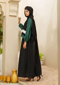 Dernier modèle Design Style Musulman Paillettes Haute Qualité Abaya pour Femmes Design Personnalisé Léger Anti-UV Respirant Quatre Saisons Tout - Product Image 4