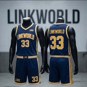 Maillots de basketball personnalisés, confortables, légers, 100 % polyester, respirants, sans manches, pour joueurs de ligue universitaire - Product Image 1