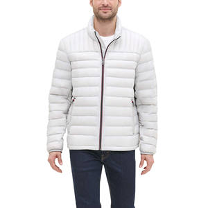 Chaquetas de Invierno Transpirables al por Mayor, Chaqueta Acolchada Gruesa con Logotipo Personalizado, Chaquetas de Hombre con Bolsillos Laterales, Chaqueta de Burbujas para Hombre - Product Image 1