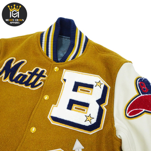 2025 High Quality Made Low Moq Lettermen Jacket Winter Jacket Customized Logo Printed Lettermen Jacket - Product Image 5