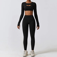 Conjunto Deportivo TWILL SPORTS 2026 Personalizado de Cintura Alta para Yoga y Baile, Ropa Deportiva Transpirable de Algodón y Bambú para Mujer, Sexy, Casual, con Espalda Descubierta