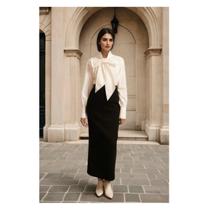 เสื้อสตรีมูนไลท์คอลเลกชั่นใหม่เสื้อผ้าสตรีสไตล์หรูหราใช้100% ผ้าฝ้ายออแกนิกผลิตในโรงงานเวียดนาม - Product Image 2