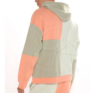 เสื้อฮู้ดไหล่ตกแฟนซีของผู้หญิงสไตล์ใหม่ผ้าฝ้าย100% สีพื้นเสื้อฮู้ดของผู้ชายสำหรับปกเสื้อมีฮู้ดในฤดูหนาว - Product Image 2