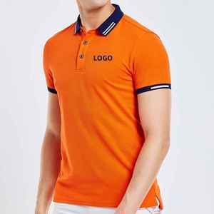 Jersey unisex ajustado de alta calidad para camiseta de Polo de manga corta con cuello de contraste sólido diseño impreso y logotipo - Product Image 4