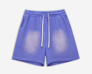 กางเกงขาสั้นสำหรับผู้ชายกางเกงขาสั้นผ้าย้อมสีล้วนแบบปรับแต่งได้สำหรับฤดูร้อน - Product Image 6