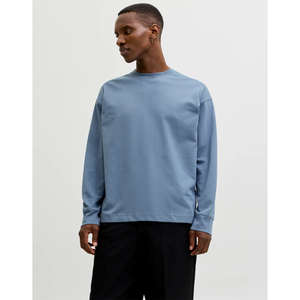 T-shirt surdimensionné pour homme, épaules tombantes, streetwear, t-shirt de haute qualité, poids lourd, séchage rapide, évacuation de l'humidité, sport, course à pied - Product Image 3