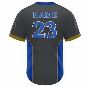 Maillot de baseball pour homme de qualité supérieure, respirant, vente chaude 2025, couleurs et logo personnalisables, 100% polyester, faible MOQ - Product Image 4