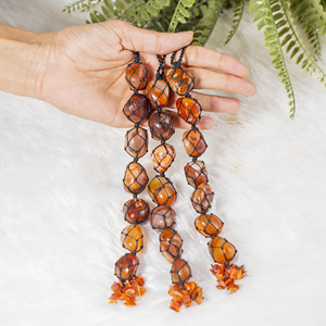 Pendentifs en cornaline faits main de qualité supérieure pour la vente en gros – Forme irrégulière naturelle et écologique pour la maison, la méditation et l'utilisation en voiture - Product Image 1