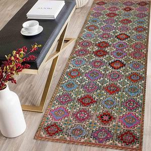 Tapis de couloir à motifs géométriques, tapis imprimé, antidérapant, entrée, design 3D, tapis en chenille - Product Image 2