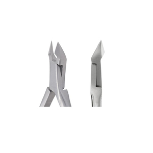 Pinces à cuticules pour ongles finition sable professionnelle en acier inoxydable Double ressort pince de coupe de précision à mâchoire complète pour manucures - Product Image 4