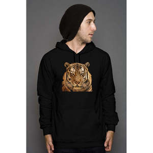 Sweat à capuche Massive Tiger 100% Coton XXS Style Premium Anti-plis Motif Uni Broderie 3D Doublure Premium Numérique - Product Image 1