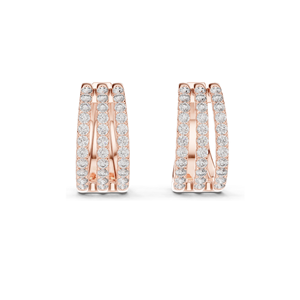 Boucles d'oreilles en diamant de laboratoire 1,98 CT pour femmes, clarté VVS-VS EF, or 18 carats, 14 carats, 10 carats et argent 925, or rose, or jaune, or blanc - Product Image 2