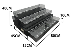 Nhà máy PVC acrylic bền bò sát hộp rắn thùng dễ dàng-to-lắp ráp trong nhà/ngoài trời hiển thị bò sát Lưỡng Cư Nguồn cung cấp - Product Image 3