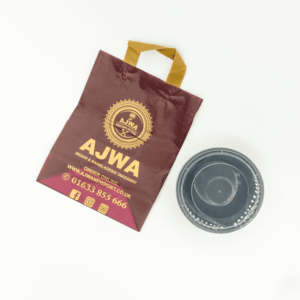 Prix de gros sac à poignée souple à boucle imprimé logo personnalisé sacs d'emballage à provisions biodégradables respectueux de l'environnement fournisseur Haplast - Product Image 1