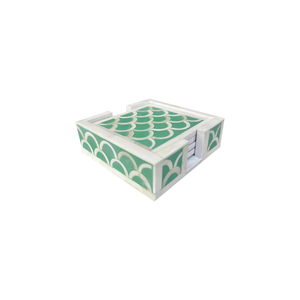 Ensemble de dessous-de-verre en os incrusté faits à la main à prix économique, vente chaude, décoration de table de cuisine, décoration de table de mariage, tapis et coussinets en provenance d'Inde - Product Image 3