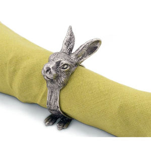 Fiesta de boda y Festival Mesa de cena Decoración Titular de tejido Diseñador de lujo Oro Caballo de mar Servilleteros Precios más bajos - Product Image 5