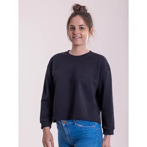 Felpa Crop Personalizzata con Maniche 3/4, Felpe e Maglioni Personalizzati per Merchandising, Prodotto Promozionale - Product Image 6