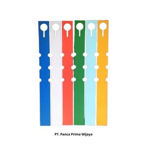 Étiquettes de plantes à enfiler de haute qualité de 25cm étiquettes de pépinière en plastique imperméables mélangent les couleurs pour le jardin et la ferme durables et écologiques - Product Image 1