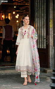 NUEVO DISEÑADOR SEDA SALWAR KAMEEZ para MUJERES INDIA PAKISTAN - Product Image 2