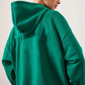 Conjunto de sudadera con capucha y Jogger con estampado verde para mujer, chándal de 2 piezas, ropa de calle informal, sudadera y pantalones de chándal - Product Image 2