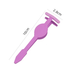 Aplicador de pestañas profesional, de acero inoxidable, Etiqueta Privada, pinzas, tira personalizada - Product Image 4