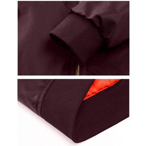 High Street Style Chaquetas de satén de calidad superior para hombres Colores personalizados Ecológico Reversible Lana/Seda Secado rápido para el invierno - Product Image 6