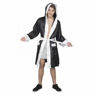 Bata de boxeo de diseño personalizado de alta calidad con capucha con logotipo de color personalizado para precio de partidos - Product Image 5