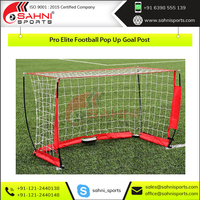 Elite Heavy Duty Robust Frame Soccer Pop Goal Post Calidad superior Venta caliente Equipo de entrenamiento para fútbol competitivo
