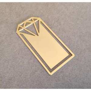 Elegant <b>Metal</b> <b>Bookmarks</b> Designed for Weddings and celebrations Golden Polished Finished - Product Image 1
