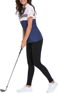 Nuevo diseño de camiseta Polo para mujer 100% algodón personalizado liso bordado impreso Slim Fit Formal camiseta Polo para mujer - Product Image 2