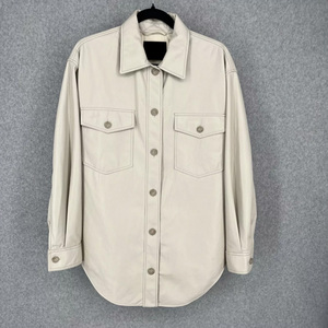 Chaquetas de Cuero para Mujer, Nuevas, de Primavera y Otoño, al por Mayor, Chaquetas de Cuero Cortas y Ajustadas Estilo Motero - Product Image 6