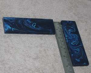 Escala de mango de cuchillo de resina epoxi de diseño único, últimas escalas de cuchillo de resina para fabricación de mango de cuchillo, venta personalizada de India - Product Image 2