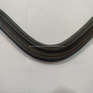 BANDA PARA CEJAS DE CANAL VACÍA DE CUERO GENUINO DE ALTA CALIDAD CON ACOLCHADO DURADERO Y BOTÓN DE BUCLE AJUSTABLE - Product Image 4