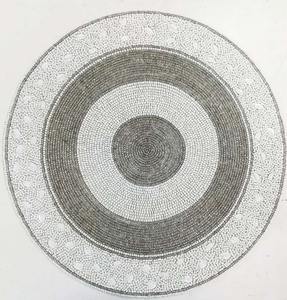 Eco-Friendly Stocked Wholesale Placemats <b>Table</b> Mat Mother of Pearl Shell Placemats with Beads - Product Image 1