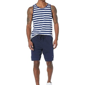 Camiseta de entrenamiento sin mangas con logotipo personalizado para hombre, chaleco de culturismo de gimnasio de Color sólido Unisex, diseño de punto transpirable - Product Image 2