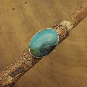 Thick Chunky American Turquoise Bohemian 925 Sterling <b>Silver</b> Artisan Crafted Designer <b>Band</b> <b>Ring</b> Wide <b>Band</b> <b>Silver</b> <b>Ring</b> Wholesale - Product Image 5