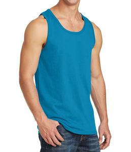Camiseta sin Mangas para Hombre de Alta Calidad, Transpirable, con Impresión Completa en Tela Personalizada, Estilo Casual, Tallas Grandes, Precio Económico al por Mayor, Diseño Liso - Product Image 4