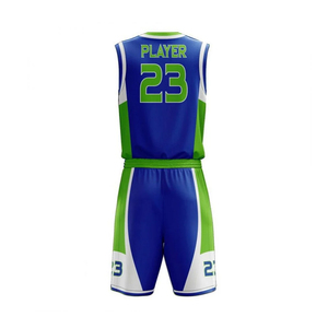 Uniforme de baloncesto de ropa deportiva hecho en poliéster con diseño impreso personalizado - Product Image 2