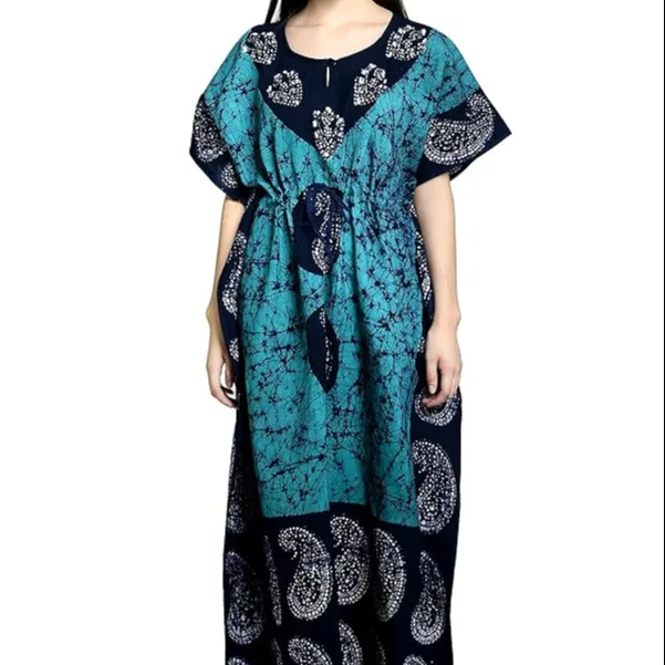 Caftan d'été indien robe Designer vêtements pour femmes longue imprimée vêtements de plage tenue décontracté caftan