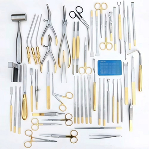 ชุดเครื่องมือผ่าตัดเสริมจมูกแบบแมนนวล สแตนเลสสตีล ครบชุด 53 ชิ้น คุณภาพสูง - Product Image 3