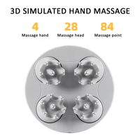 Masseur de cuir chevelu électrique vibrant intelligent imperméable personnalisé par l'usine LJ, appareil de massage pour la santé, avec LOGO