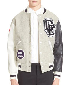 Vestes universitaires en cuir à manches longues, vente chaude, vestes de baseball pour lycée, vestes bomber pour hommes, vestes universitaires pour étudiants - Product Image 6